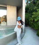 Lace Up Bell Sleeve Beachwear Set Summer 2025