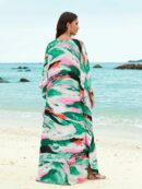 Boho Kaftan Maxi Dress – Plus Size Beach Cover Up for Women