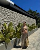 Lace Up Bell Sleeve Beachwear Set Summer 2025