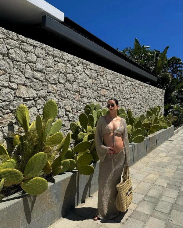 Lace Up Bell Sleeve Beachwear Set Summer 2025 - Image 4